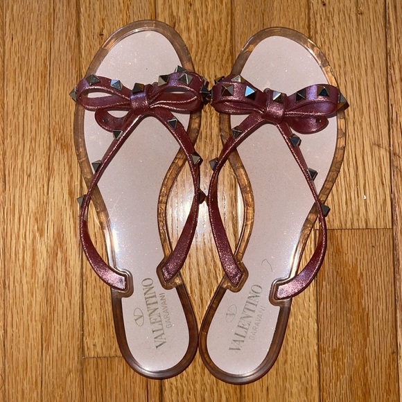 Valentino Pink jelly sandal - Picture 1 of 4